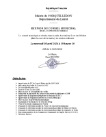 Convocation CM du 08.04.2026