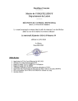 Convocation CM du 28.01.2026